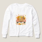 T-Shirt Tri Mélange Chemise-Automne Tee - shirts p (Motif recto)