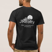 T-shirt Tri-Mélange Noir (Dos)