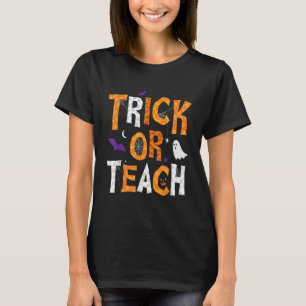 T-shirt Tri Ou Enseigner Enseignant Halloween