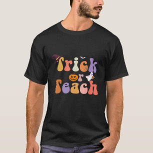 T-shirt Tri ou enseigner Enseignant Halloween Ghost