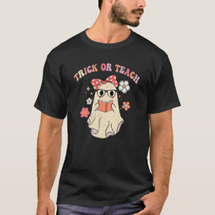 T-shirt Tri ou enseigner Floral Ghost Enseignant Super Hal