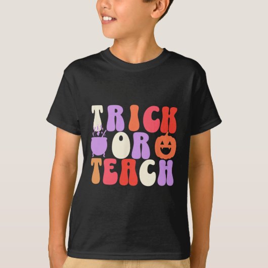 T-shirt Tri Ou Enseigner Halloween Enseignant Super (Devant)