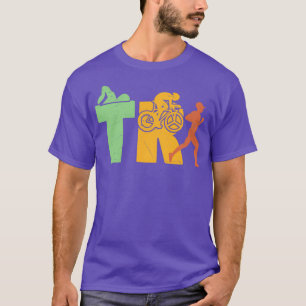 T-shirt TRI Triathlon Vintage Triathlon Sports passionnés