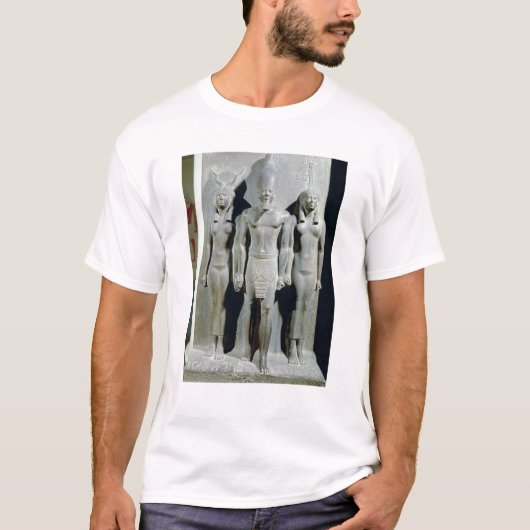 T-shirt Triade de Menkaure avec la déesse Hathor (Devant)