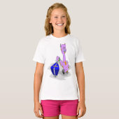 T-shirt Triage de chats roses (Devant entier)