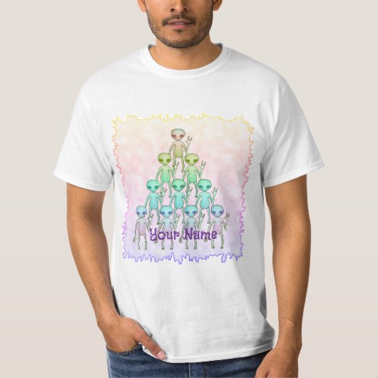 T-shirt Triangle Alien (Devant)