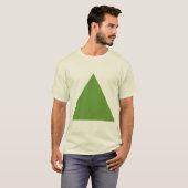 T-shirt Triangle - Avocado vert (Devant entier)