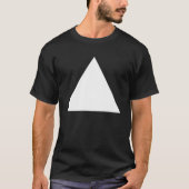 T-shirt Triangle - Blanc (Devant)