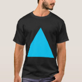 T-shirt Triangle - bleu ciel (Devant)