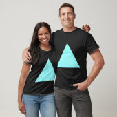 T-shirt Triangle - Bleu glace (Unisexe)