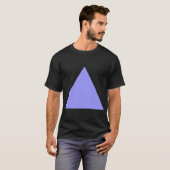 T-shirt Triangle - Bleu pastel (Devant entier)