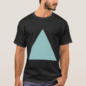 T-shirt Triangle - Bleu Vert (Devant)