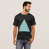 T-shirt Triangle - Bleu Vert (Devant entier)