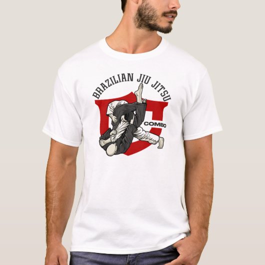T-Shirt Triangle BRAZILIAN JIU JITSU (Devant)