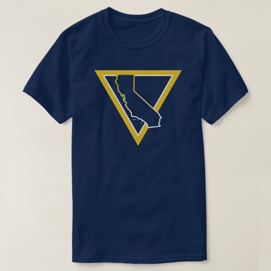 T-shirt triangle californien (Design devant)