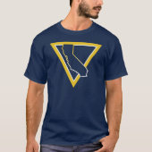 T-shirt triangle californien (Devant)