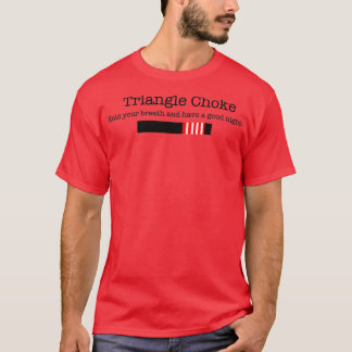 T-shirt Triangle choke BJJ