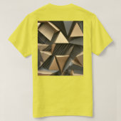 T-shirt Triangle classique Tee : Style géométrique simple (Design dos)