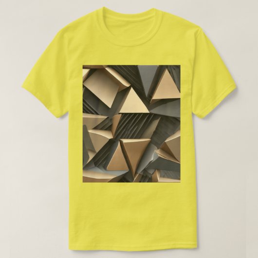 T-shirt Triangle classique Tee : Style géométrique simple (Design devant)