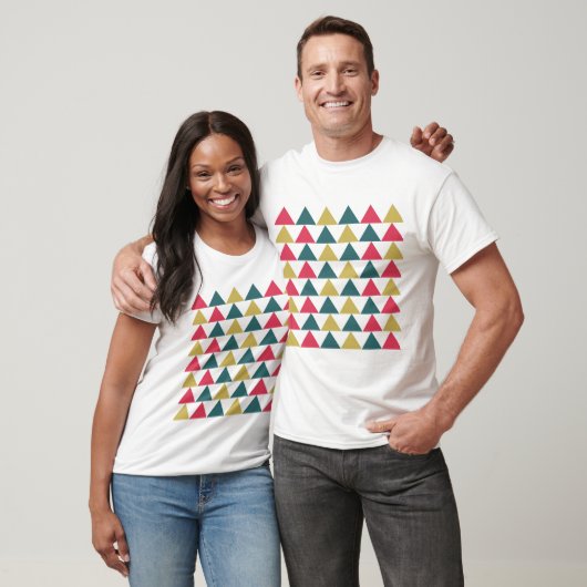 T-shirt Triangle coloré géométrique Motif triangle (Unisexe)