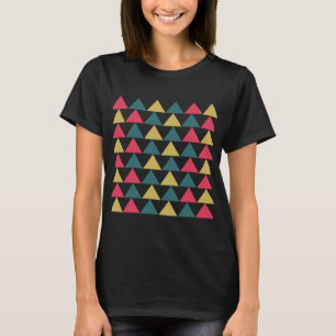 T-shirt Triangle coloré géométrique Motif triangle
