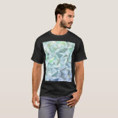 T-shirt Triangle cristal 3D, rendu illustratif. (Devant entier)