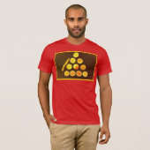 T-shirt "Triangle de demi-oranges" jolie photo. Commandez (Devant entier)