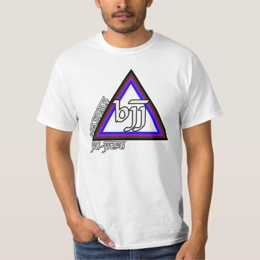 T-shirt Triangle de Jiu Jitsu BJJ de Brésilien PROPRE (Devant)