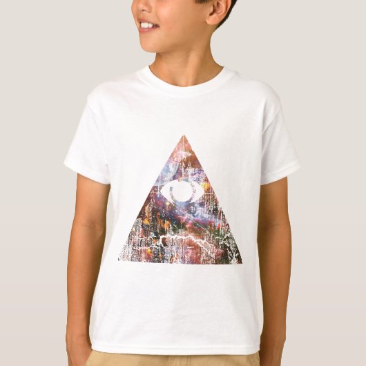 T-shirt Triangle Galaxy (Devant)