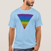 T-shirt Triangle gay pride (Devant)