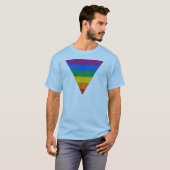 T-shirt Triangle gay pride (Devant entier)
