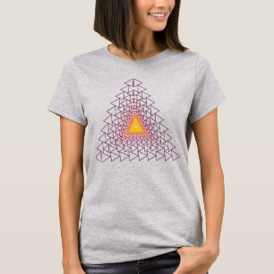 T-SHIRT TRIANGLE GEOMETRIC TYPE TSHIRT.