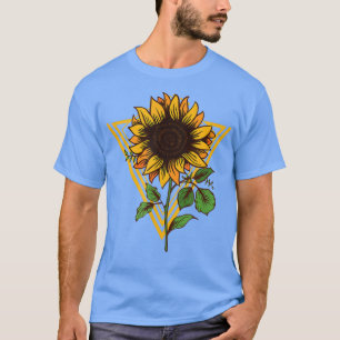 T-shirt Triangle Géométrique Tournesol Gard