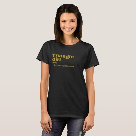 T-shirt Triangle Girl - Triangle  (Devant entier)