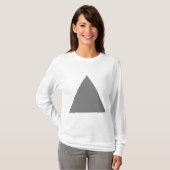 T-shirt Triangle - gris 50 pc (Devant entier)
