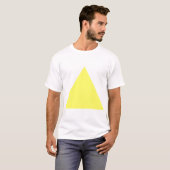 T-shirt Triangle - Jaune clair (Devant entier)