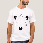 T-shirt Triangle Kanizsa (Devant)