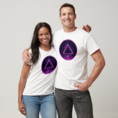 T-Shirt Triangle Néon Rétro 80s (Unisexe)