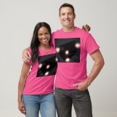 T-shirt Triangle noir Ufo (Unisexe)