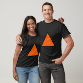 T-shirt Triangle orange (Unisexe)