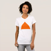 T-shirt Triangle - Orange (Devant entier)