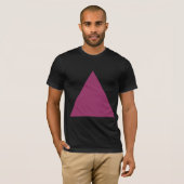T-shirt Triangle - Plum (Devant entier)