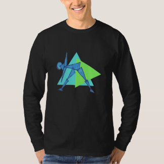 T-shirt Triangle Pose - Les Chemises de Yoga à long manche