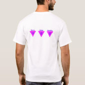 T-shirt Triangle Pride chemise - choisir style et couleur (Dos)