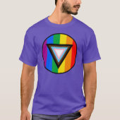 T-shirt Triangle Pride Progress (Devant)