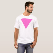 T-shirt Triangle rose (Devant entier)