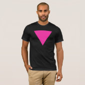 T-shirt triangle rose (Devant entier)