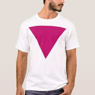 T-shirt triangle rose