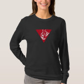 T-shirt Triangle Rouge Gaza palestine (Devant)
