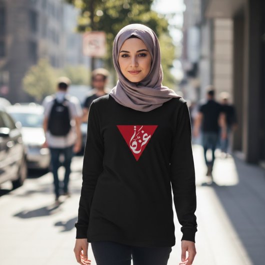 T-shirt Triangle Rouge Gaza palestine
